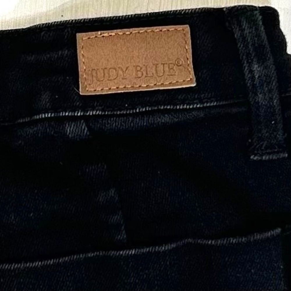 Judy Blue Womens Black High Waist Drawstring Denim Jogger Jeans JB88700 BK 7/28 - Picture 4 of 10